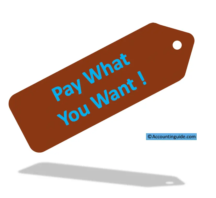 Pay What You Want Pricing (PWYW) Definition Accountinguide
