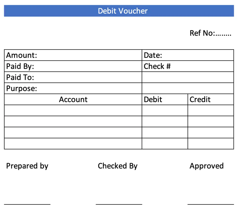 Debit Voucher, Credit Voucher, and Transfer Voucher - Accountinguide