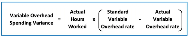 What Is The Variable Production Overhead Expenditure Variance